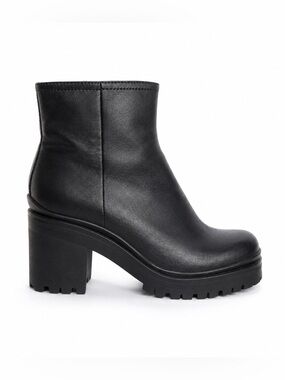 Jeffrey Campbell Tracker Platform Boots | Black Leather | Size 7.5